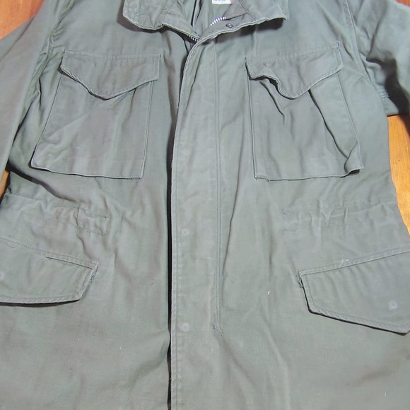 US Military M65 Field Jacket Coat Mens Short Small OG 107 Field Coat 1967? - Picture 5 of 16